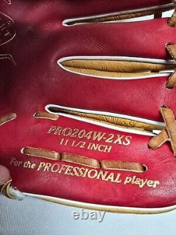 11.5 Rawlings PRO204W-2XS Right Hand Throw Heart Of The Hide Baseball Glove