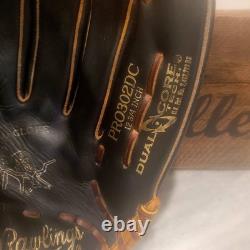 12.75 Rawlings PRO302DC Handcrafted Heart of the Hide R? T Dual Core Glove