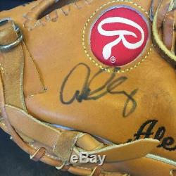 Beautiful Alex Rodriguez Signed Game Model Rawlings Heart Of Hide Glove PSA DNA