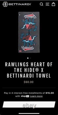 Bettinardi X Rawlings Heart Of The Hide Golf Towel