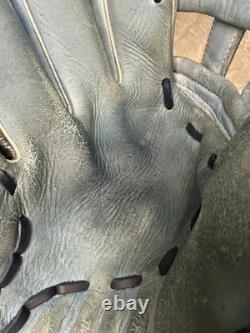 Blue Rawlings Heart of the Hide LH Outfield Baseball Glove 12.75 (Used)