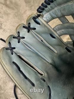 Blue Rawlings Heart of the Hide LH Outfield Baseball Glove 12.75 (Used)