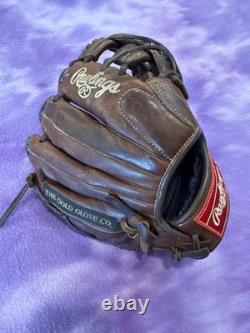 Brown Rawlings Heart of the Hide RH Infield Baseball Glove 11.25 (Used)