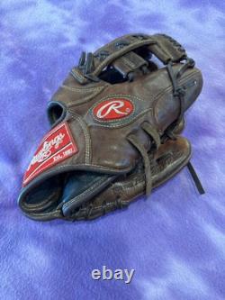 Brown Rawlings Heart of the Hide RH Infield Baseball Glove 11.25 (Used)