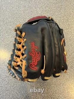 Custom Rawlings Heart Of The Hide (hoh) Pro204-4jb Baseball Glove 11.5 Rht