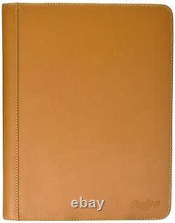 Heart of the Hide Padfolio (Tan), 9.75 x 12