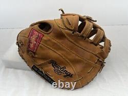 LH Rawlings Heart of the Hide Tan PROTMSO First Base Mitt GOLD GLOVE SERIES