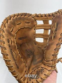 LH Rawlings Heart of the Hide Tan PROTMSO First Base Mitt GOLD GLOVE SERIES