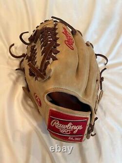 Lefthanded Rawlings 11.75-inch modified trapeze Heart of the Hide glove