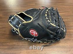 NEW Black And Gold Heart Of The Hide Gary Sanchez Catchers Mitt 33 1/2 In