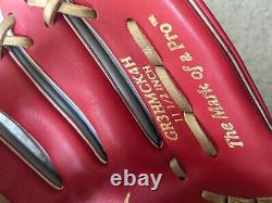 NEW Rawlings 11.5 inch Heart of The Hide HOH RHT Infield Baseball Glove Gray Red