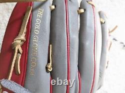 NEW Rawlings 11.5 inch Heart of The Hide HOH RHT Infield Baseball Glove Gray Red