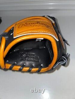 NEW Rawlings PRO204W-1BTL Heart of the Hide Baseball Glove WING TIP 11.5 SAMPLE