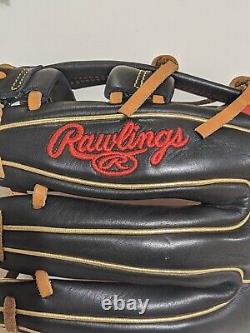 NEW WITH TAGS Rawlings 11.25 inch Heart of The Hide RHT Baseball Glove Black Red