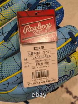 NEW WITH TAGS Rawlings 11.5 inch Heart of The Hide HOH RHT Baseball Glove BLUE