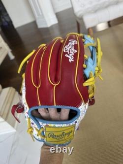NWT Rawlings Heart Of The Hide 11.5in Splatter Infield Glove RHT. MSRP $329.99