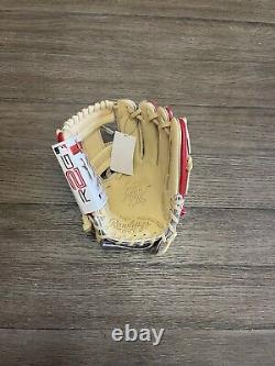New Rawlings Heart Of The Hide 11.5 I Web Camel Red
