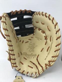 New Rawlings Heart Of The Hide 13 First Base Mitt RHT Camel/Black/Brown