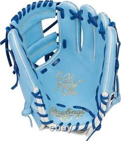 New Rawlings Heart Of The Hide PRO204-2KC Baseball Glove RHT 11.5 KC Blue