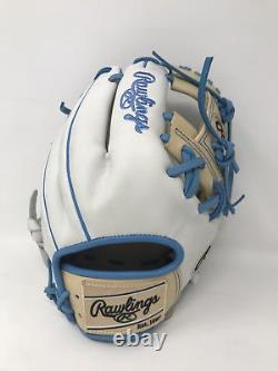 New Rawlings Heart Of The Hide PRO204-2 Baseball Glove RHT 11.5 Wht/Blu/Tan