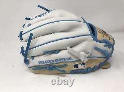 New Rawlings Heart Of The Hide PRO204-2 Baseball Glove RHT 11.5 Wht/Blu/Tan