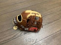 New Rawlings Heart Of The Hide Wingtip 11.5 I-Web Baseball Glove Brown Camel