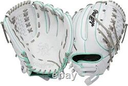 New Rawlings Heart of The Hide 12 Fastpitch Softball Glove RHT White/Mint