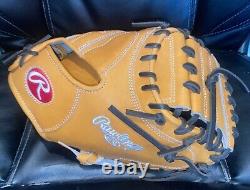 New Rawlings Heart of The Hide 33 Salvador Perez Model Catcher's Mitt RHT Camel