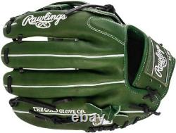 New Rawlings Heart of The Hide Military Green 12.25 RHT Baseball Glove