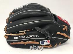 New Rawlings Heart of the Hide 12 Baseball Glove RHT Black/Brown Pro I Web