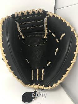 New Rawlings Heart of the Hide 34 Baseball Catcher's Mitt RHT Black/Camel