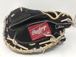 New Rawlings Heart of the Hide 34 Baseball Catcher's Mitt RHT Black/Camel