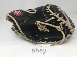New Rawlings Heart of the Hide 34 Baseball Catcher's Mitt RHT Black/Camel