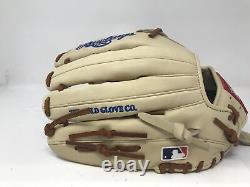 New Rawlings R2G Heart of the Hide 12.75 Outfield Glove RHT Camel/Royal