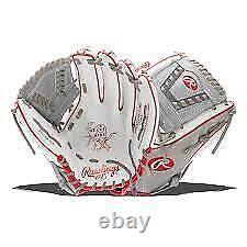 New Rawlings RHT 12 Heart of The Hide RHT Fastpitch Glove Gray/Red