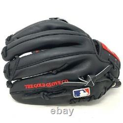 PRO1000HB-21-RightHandThrow Rawlings Heart of the Hide Black Horween PRO1000HC B