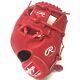 Pro204-2-red-righthandthrow Rawlings Heart Of Hide Pro200 Baseball Glove 11.5