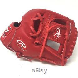 PRO204-2-RED-RightHandThrow Rawlings Heart of Hide PRO200 Baseball Glove 11.5