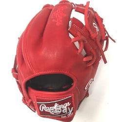 PRO204-2-RED-RightHandThrow Rawlings Heart of Hide PRO200 Baseball Glove 11.5