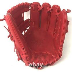 PRO204-2-RED-RightHandThrow Rawlings Heart of Hide PRO200 Baseball Glove Red I W
