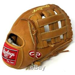PRO204-6HT-RightHandThrow Rawlings Heart of Hide Horween Baseball Glove 11.5 in