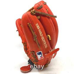 PRO205-30RODM-RightHandThrow Rawlings Heart of the Hide Red Orange 205-30 Baseba