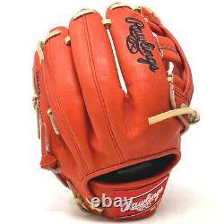PRO206-6RODM-RightHandThrow Rawlings Red Orange Heart of the Hide 12 Inch H Web