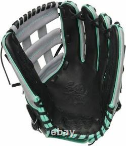 PRO3319-6BCF Rawlings Heart of Hide 12.75 Baseball Glove H Web Grey Right Hand T