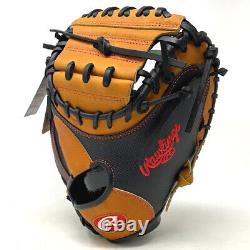 PROCM33TSS-RightHandThrow Rawlings Horween Heart of the Hide 33 Inch Catchers Mi