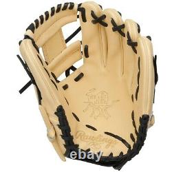 PRONP4-2CB-RightHandThrow Rawlings Heart of The Hide Baseball Glove Camel Black