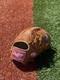 Pink/tan Rawlings Heart Of The Hide Wing Tip 11.75 Two Piece Web Slightly Used