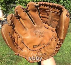 RARE VINTAGE USA MADE RAWLlNGS HEART OF THE HIDE MODEL XPGP GLOVE MITT LHT NICE