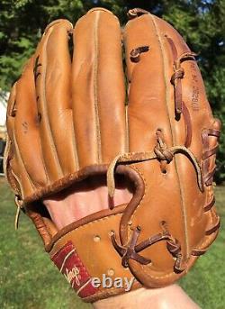 RARE VINTAGE USA MADE RAWLlNGS HEART OF THE HIDE MODEL XPGP GLOVE MITT LHT NICE