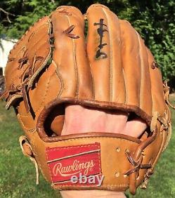 RARE VINTAGE USA MADE RAWLlNGS HEART OF THE HIDE MODEL XPGP GLOVE MITT LHT NICE